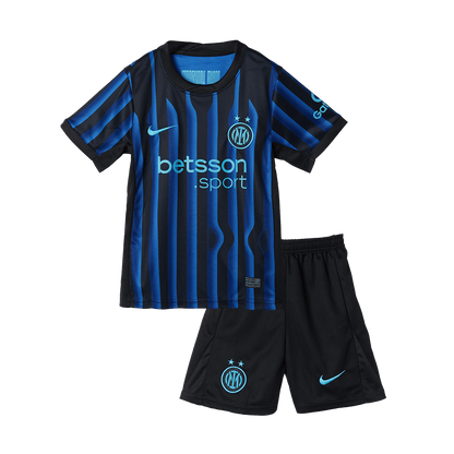 Inter Milan Kid's Home Kit - Jersey+Shorts 2025-26