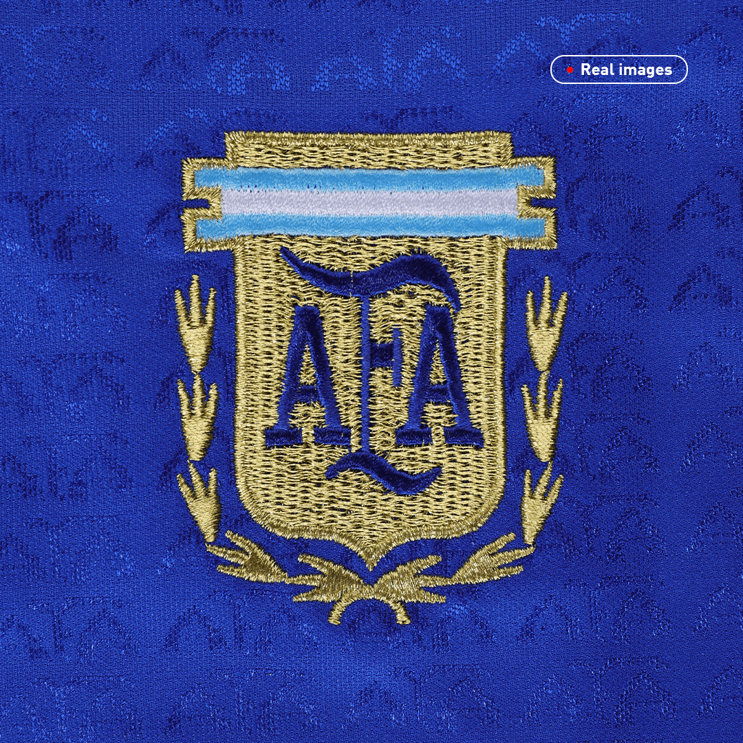 Argentina #10 Away Retro Football Jersey Kit (Jersey+Shorts) 1994