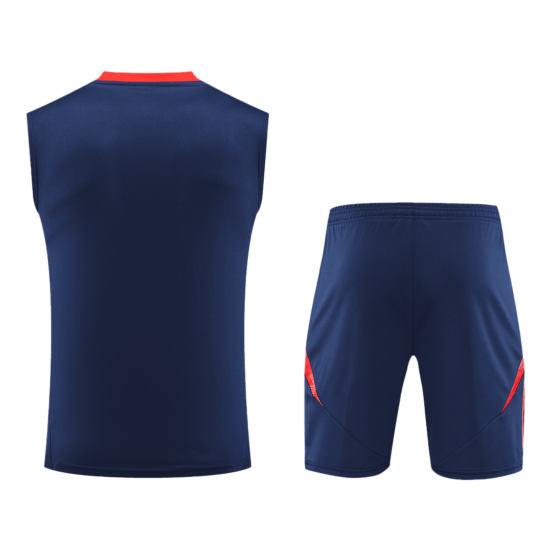 Manchester United Pre-Match Soccer Jersey Vest Kit (Jersey+Shorts) 2024/25