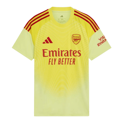 Arsenal Goalkeeper Soccer Jersey 2025/26 Yellow