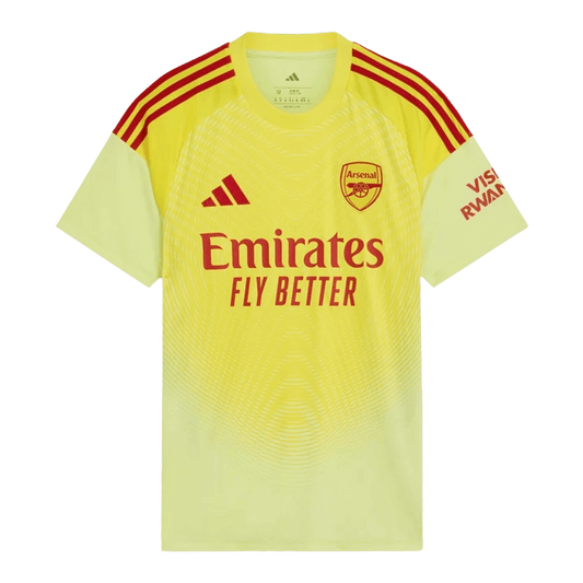 Arsenal Goalkeeper Soccer Jersey 2025/26 Yellow