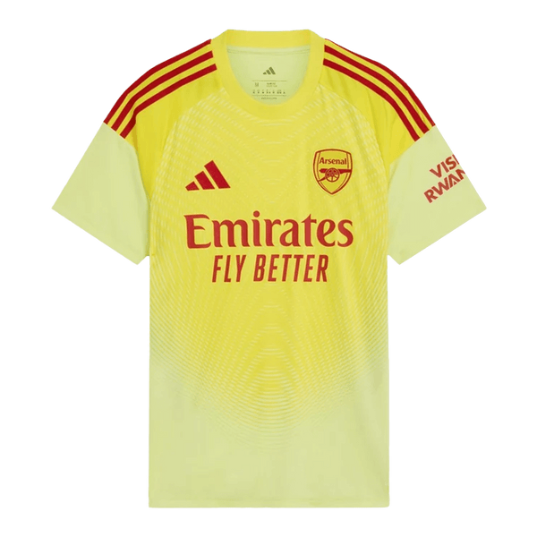 Camiseta de portero del Arsenal 2025/26 amarilla