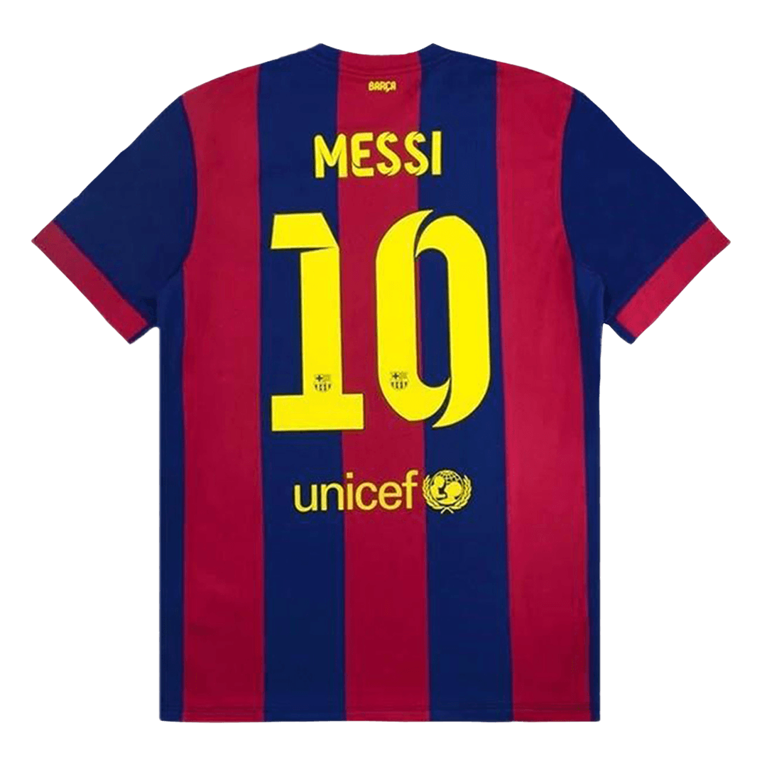 Barcelona MESSI #10 2014/15 Retro Home Soccer Jersey