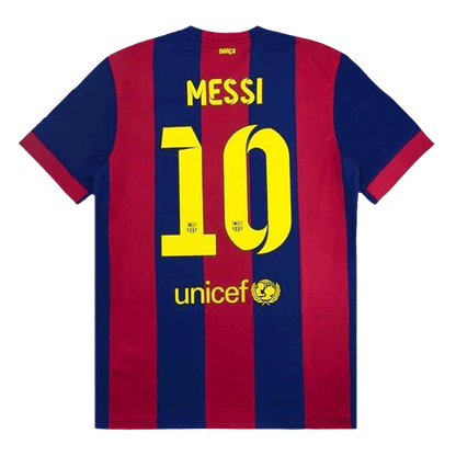 Barcelona MESSI #10 2014/15 Retro Home Soccer Jersey
