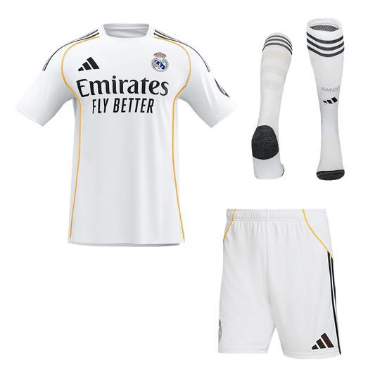 Real Madrid Home Full Kit - Jersey+Shorts+socks 2025/26