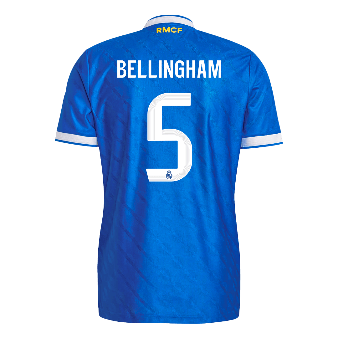 BELLINGHAM #5 Real Madrid Third Away Player Version Soccer Jersey 2025/26