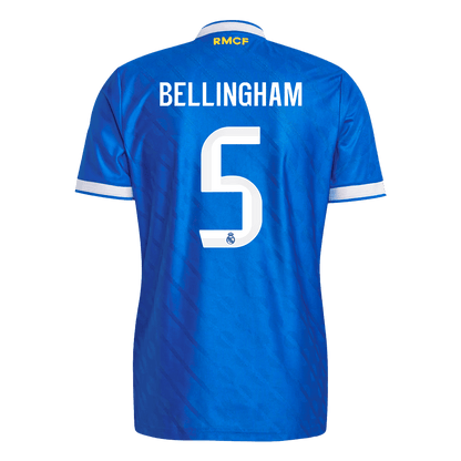 BELLINGHAM #5 Real Madrid Third Away Player Version Soccer Jersey 2025/26