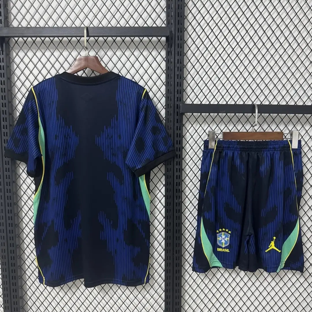Brazil Away Soccer Kit - Jersey + Shorts 2026 World Cup