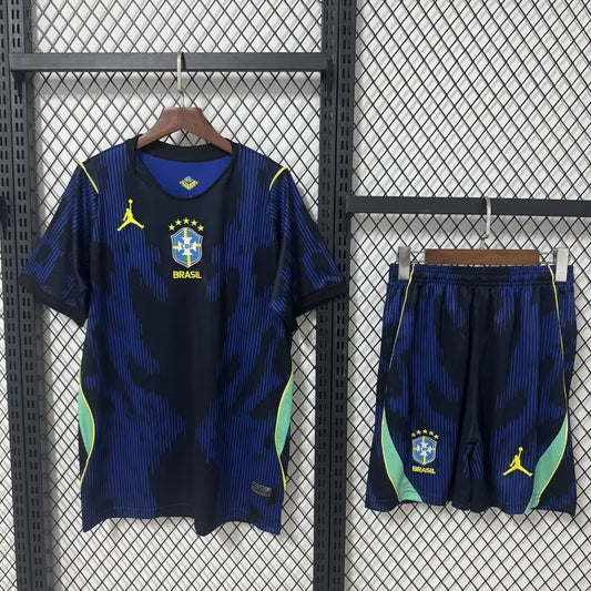 Brazil Away Soccer Kit - Jersey + Shorts 2026 World Cup