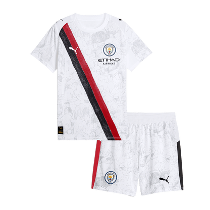 Manchester City Kid's Jersey Kit - Jersey+Shorts 2025/26