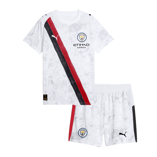 Manchester City Kid's Jersey Kit - Jersey+Shorts 2025/26
