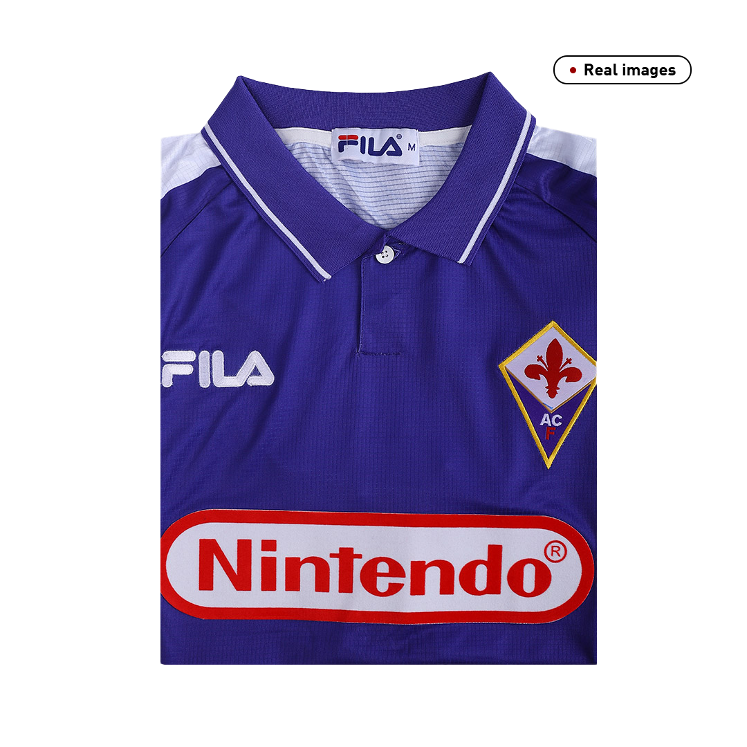 Fiorentina 1998/99 Home Retro Soccer Jersey