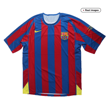 Barcelona 2005/06 Retro Home Soccer Jersey - UCL