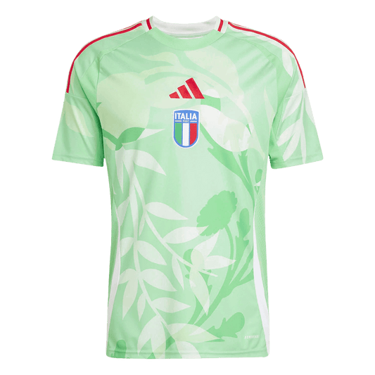 Italy Men's Away Football Jersey 2025 Green - Women's Euro