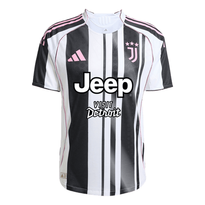 Juventus Player Version Home Soccer Jersey 2025/26 Black&White-Jeep Sponsor