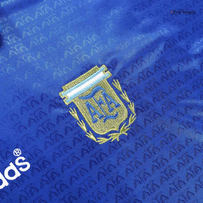 Argentina 1994 #10 Away Retro Football Jersey
