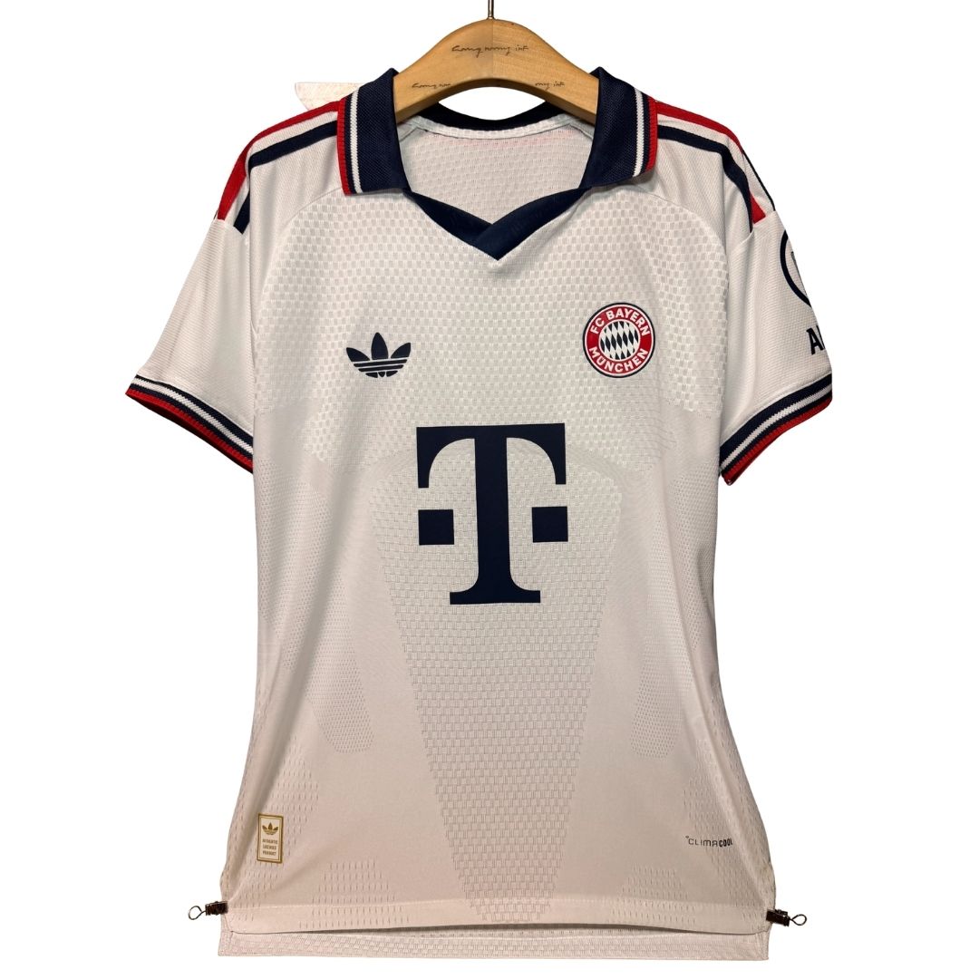 Camiseta de fútbol de la tercera equipación visitante del Bayern de Múnich, versión jugador, temporada 2025/26