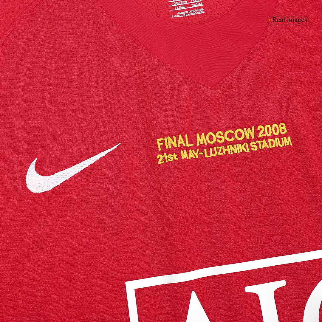 Manchester United 2007/08 Home Retro Soccer Jersey - UCL Final