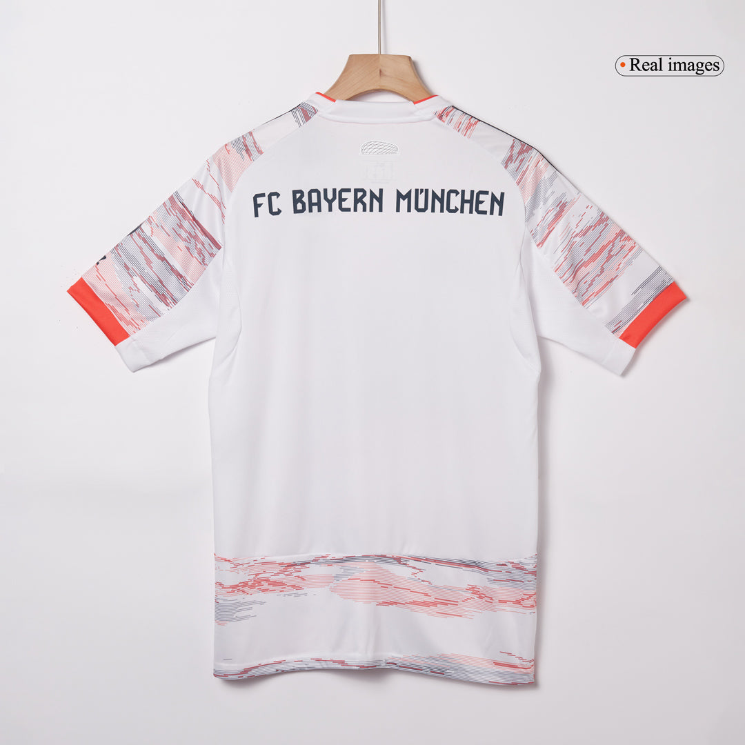 Bayern Munich Away Soccer Jersey Kit (Jersey+Shorts) 2025/26 White