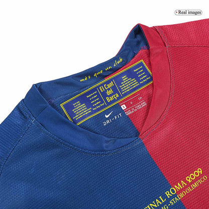 Barcelona 2008/09 Retro Home Soccer Jersey - UCL Final