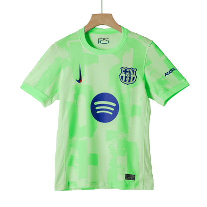 Barcelona Third Away Soccer Jersey Kit (Jersey+Shorts) 2024/25 - (Spotify Logo Without Text)