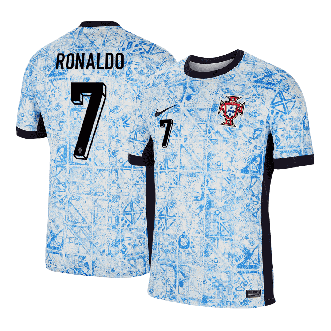 RONALDO #7 Portugal Away Football Jersey Euro 2024