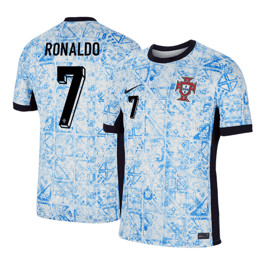 RONALDO #7 Portugal Away Football Jersey Euro 2024