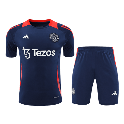 Manchester United Pre-Match Soccer Jersey Kit (Jersey+Shorts) 2024/25