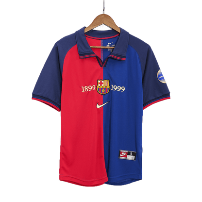 Barcelona 1999/00 Home Retro Soccer Jersey