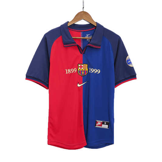 Barcelona 1999/00 Home Retro Soccer Jersey
