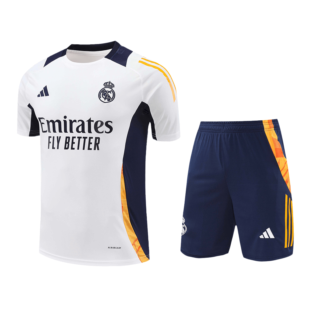 Real Madrid Pre-Match Soccer Jersey Kit (Jersey+Shorts) 2024/25