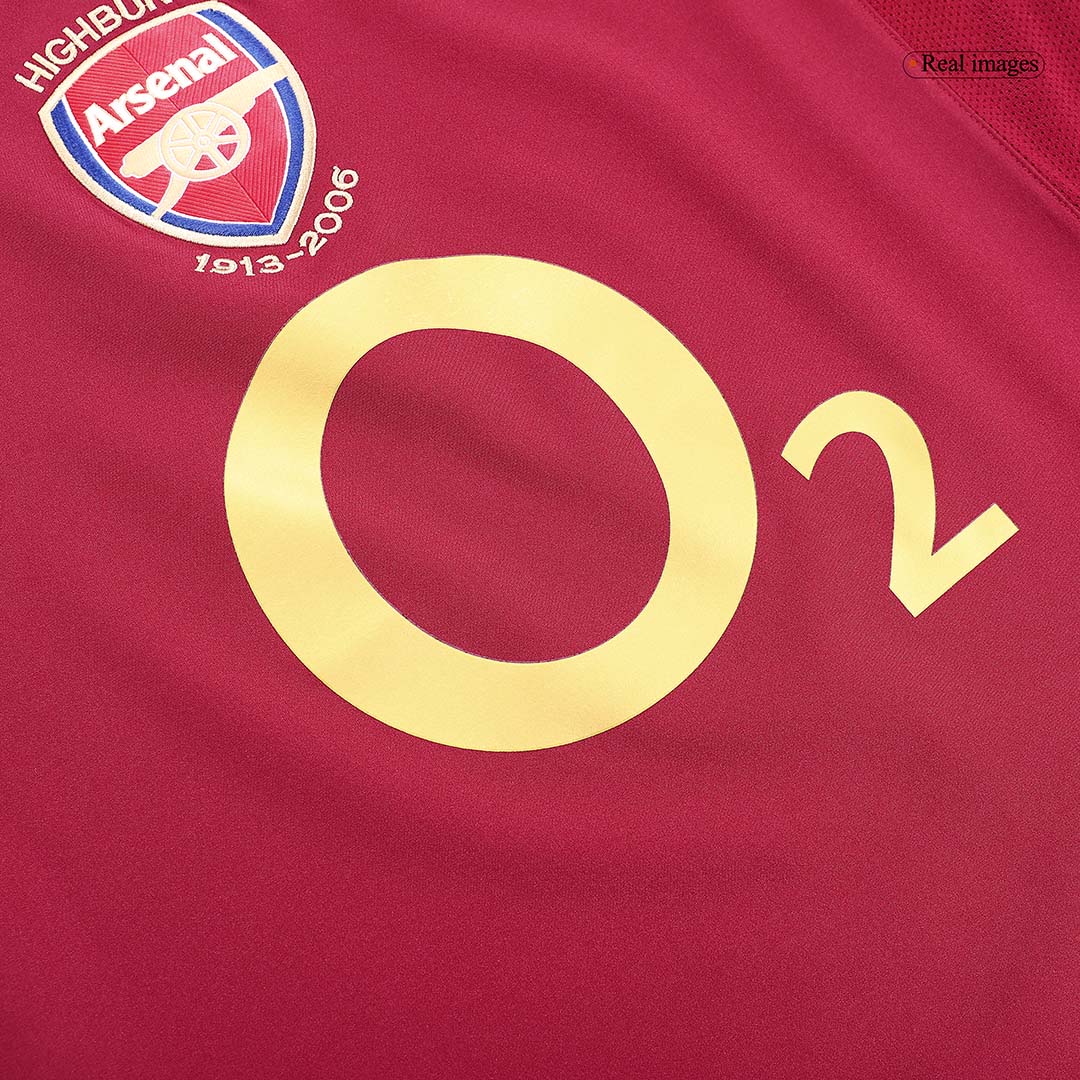 BERGKAMP #10 Arsenal 2005/06 Home Retro Soccer Jersey
