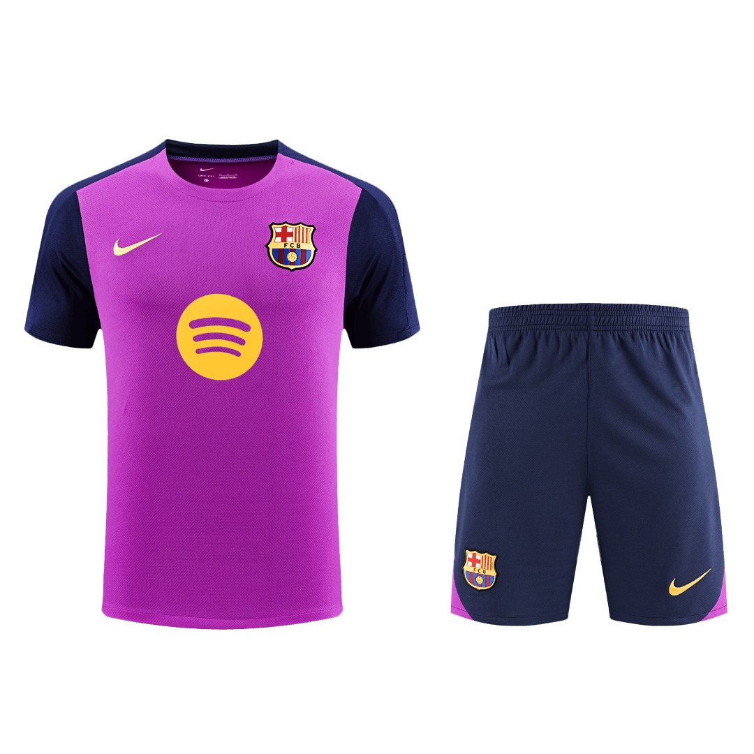 Barcelona Pre-Match Kit - Jersey+Shorts 2025/26
