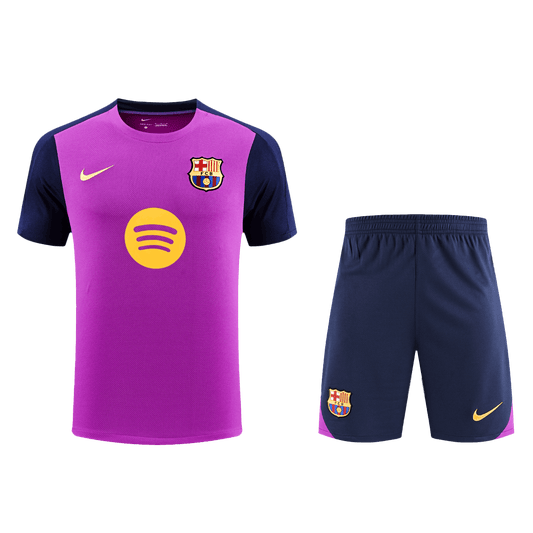 Barcelona Pre-Match Kit - Jersey+Shorts 2025/26