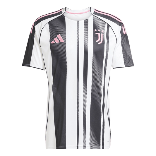 Juventus Home Soccer Jersey 2025/26 Black&White