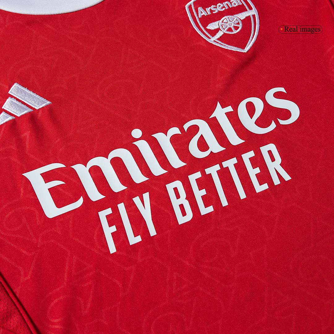 Arsenal Kid's Home Soccer Jersey Kit (Jersey+Shorts) 2025/26 Red