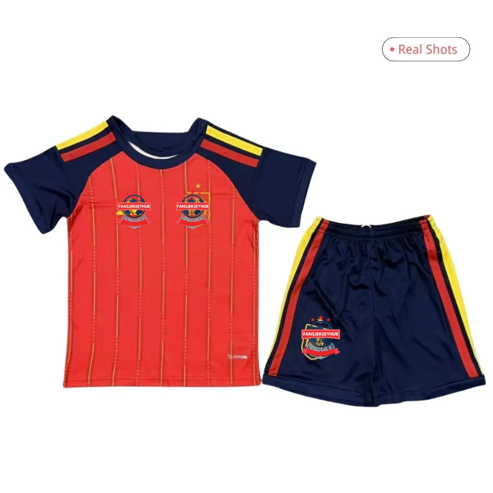 La Roja Kid's Home Soccer Kit - Jersey+Shorts 2026
