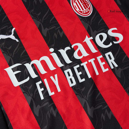 GIMENEZ #7 AC Milan Home Soccer Jersey 2025/26 Red&Black