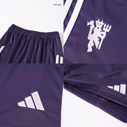 Manchester United Kid's Away Kit - Jersey+Shorts 2025/26
