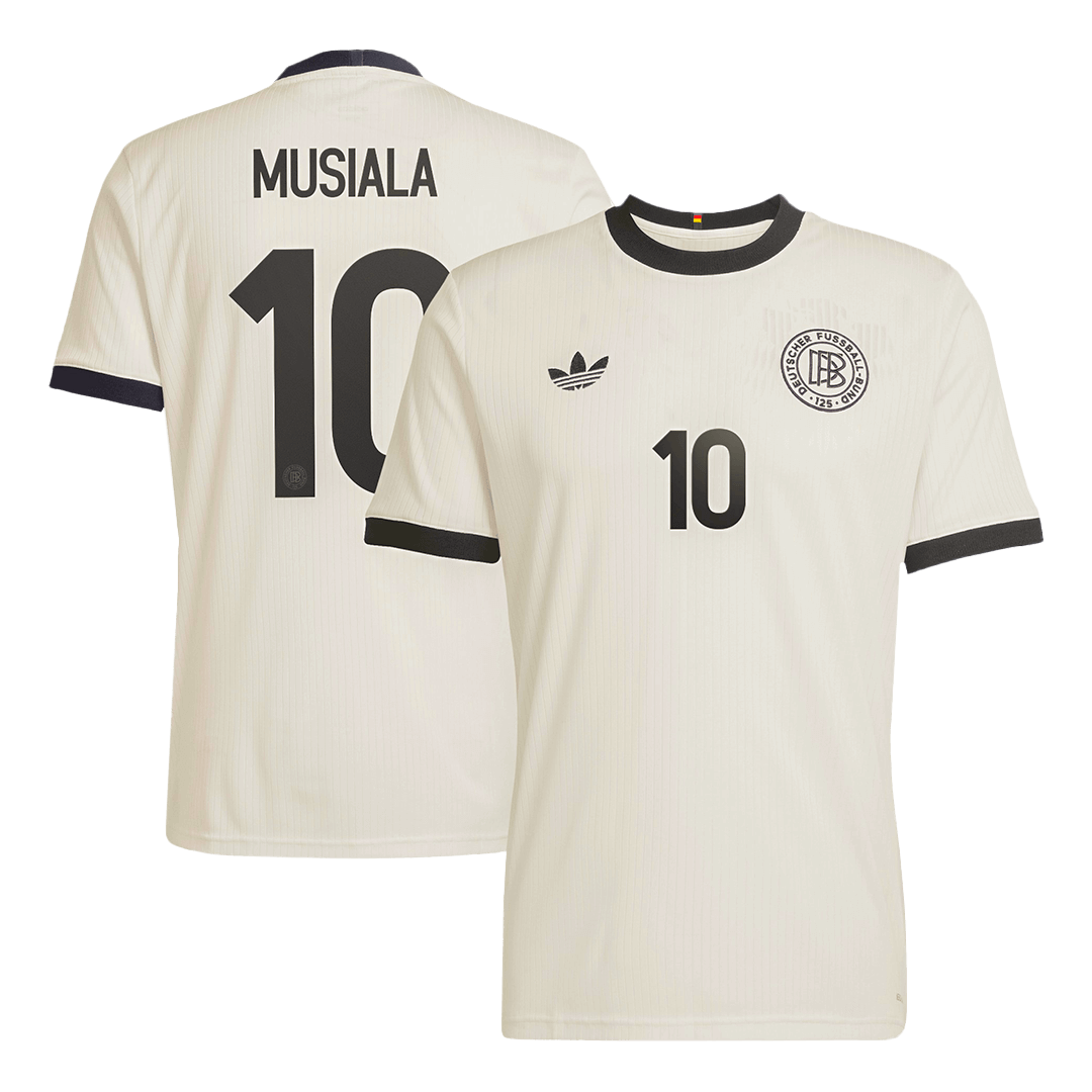 MUSIALA #10 Germany 125th Anniversary Football Jersey 2025 White
