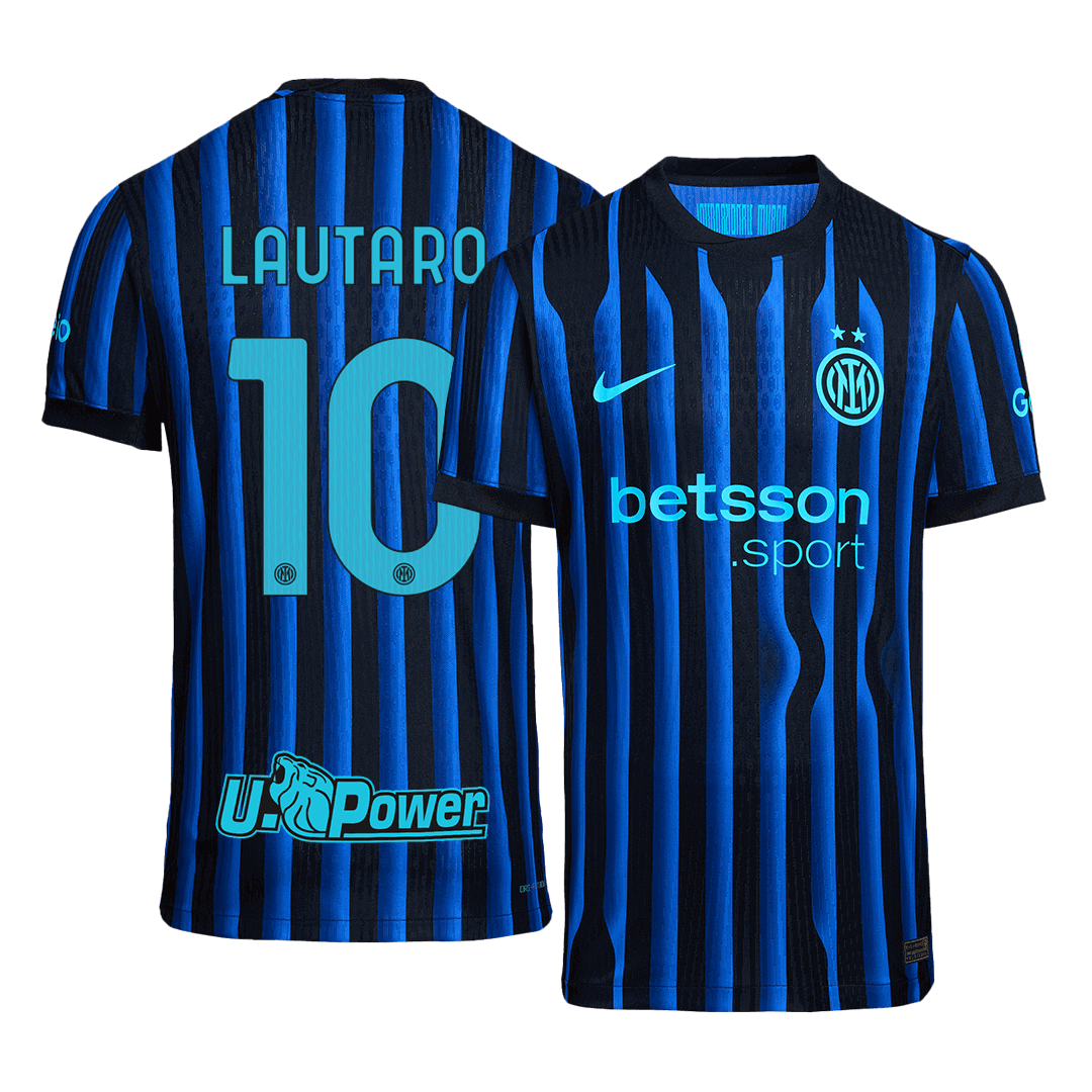 LAUTARO #10 Inter Milan Home Player Version Soccer Jersey 2025/26