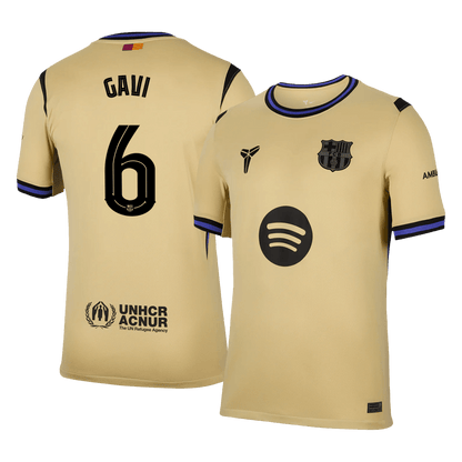 GAVI #6 Barcelona Away Soccer Jersey 2025/26 - UCL