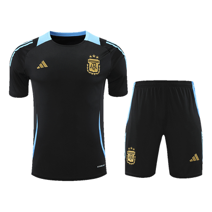 Argentina Pre-Match Soccer Jersey Kit (Jersey+Shorts) Copa America 2024