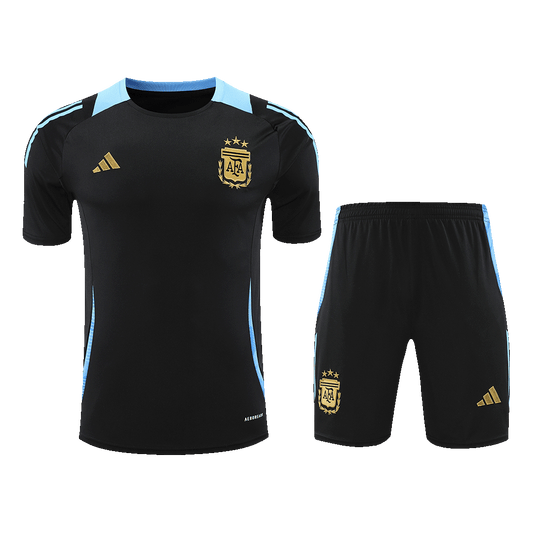 Argentina Pre-Match Soccer Jersey Kit (Jersey+Shorts) Copa America 2024