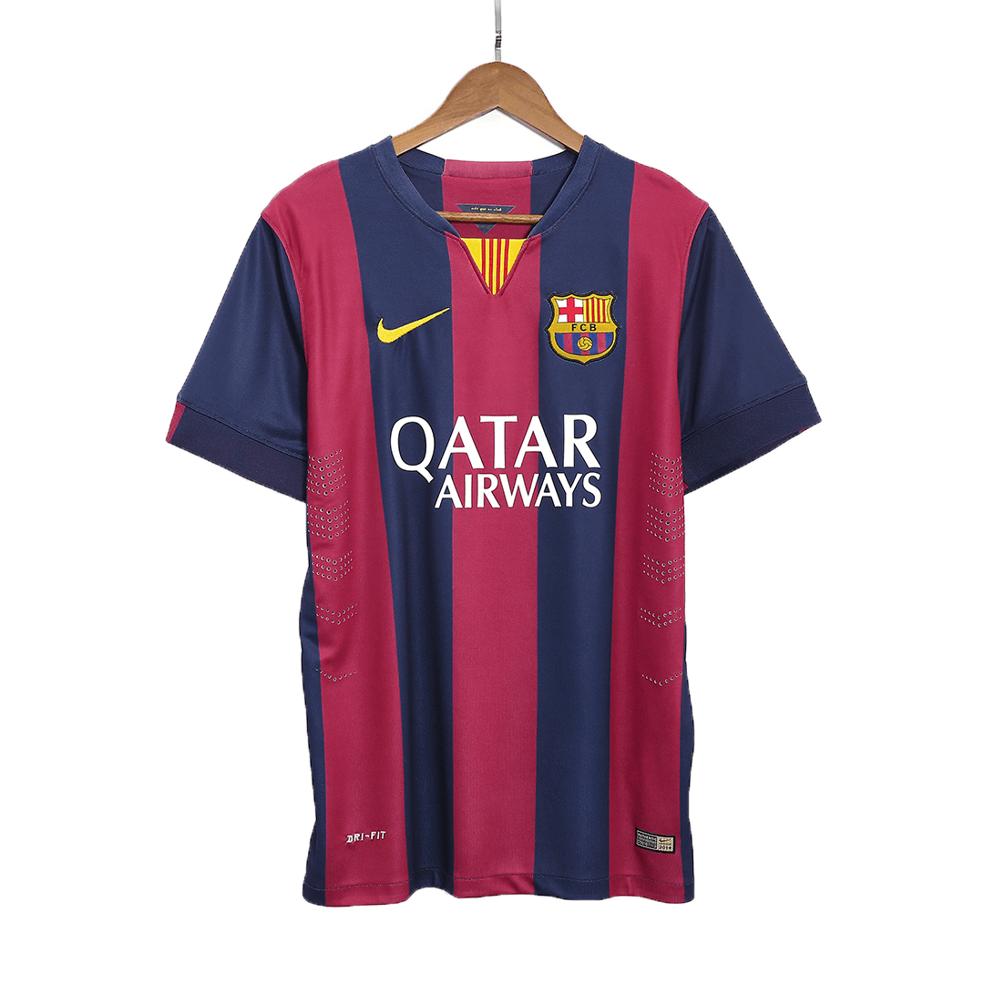 Barcelona 2014/15 Retro Home Soccer Jersey