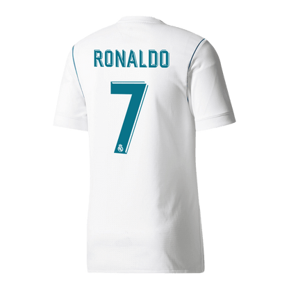 RONALDO #7 Retro 2017/18 Real Madrid Home Soccer Jersey