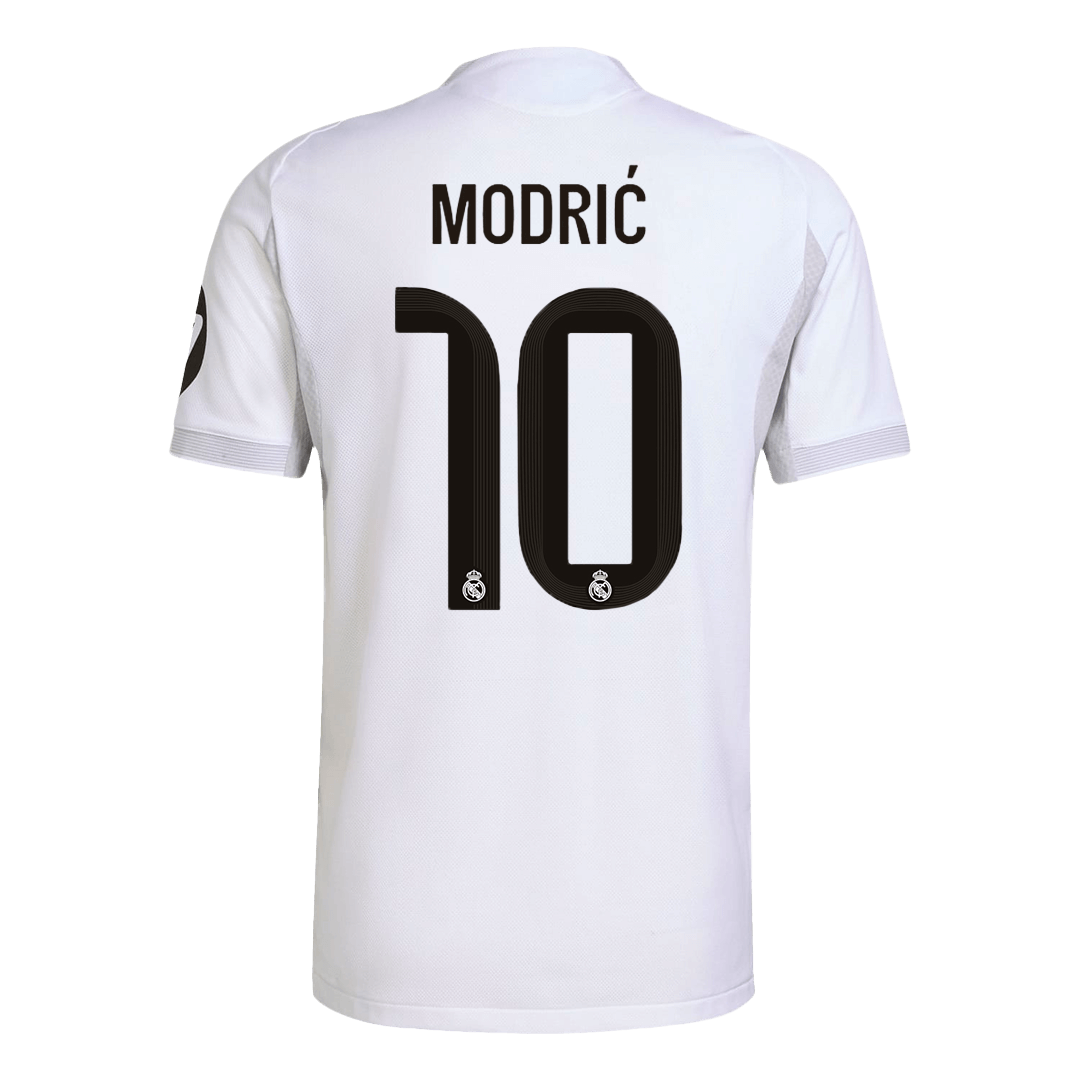 MODRIĆ #10 Real Madrid Home Player Version Soccer Jersey 2025/26 White