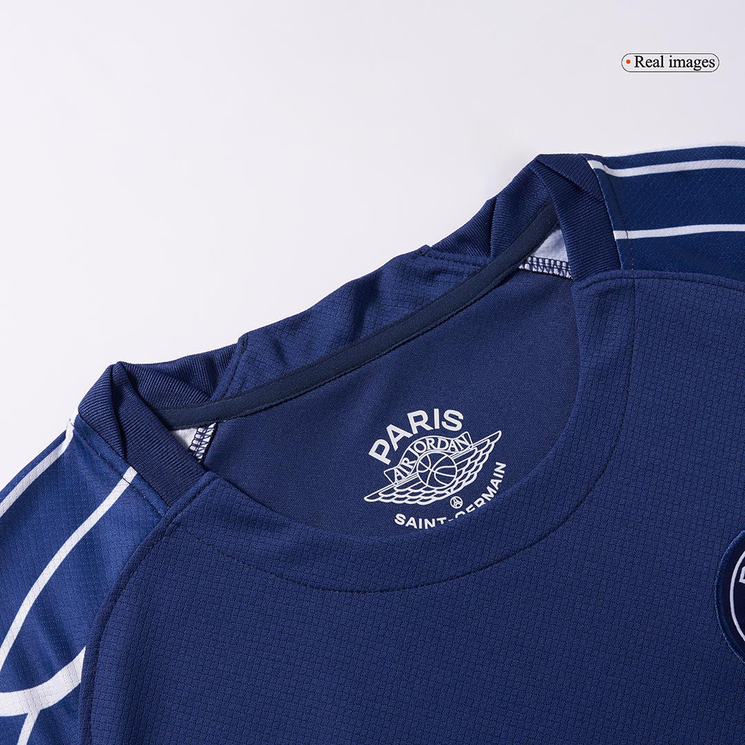 PSG Fourth Away Soccer Jersey Kit (Jersey+Shorts) 2024/25 Navy