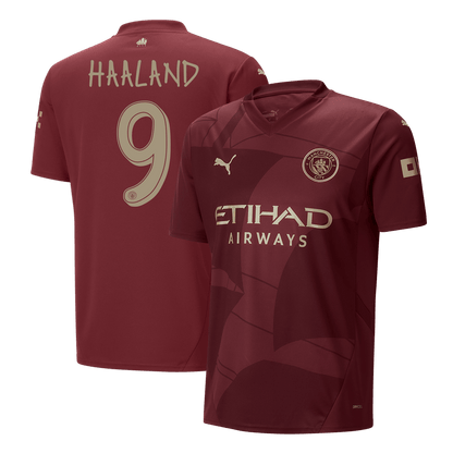 HAALAND #9 Manchester City Third Away Soccer Jersey 2024/25 - UCL