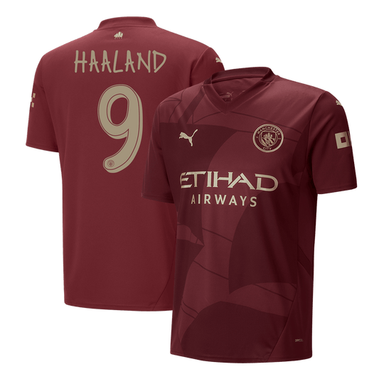 HAALAND #9 Manchester City Third Away Soccer Jersey 2024/25 - UCL